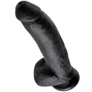 KING COCK 9 GODE NOIR AVEC BOULES 229 CM