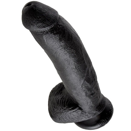 KING COCK 9 GODE NOIR AVEC BOULES 229 CM