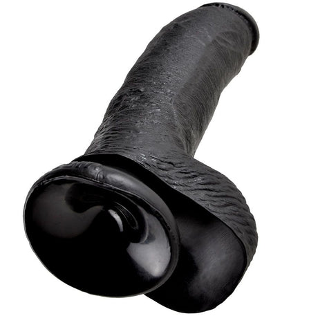 KING COCK 9 GODE NOIR AVEC BOULES 229 CM