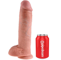 Gode réaliste King Cock 28 cm avec boules — vue du produit