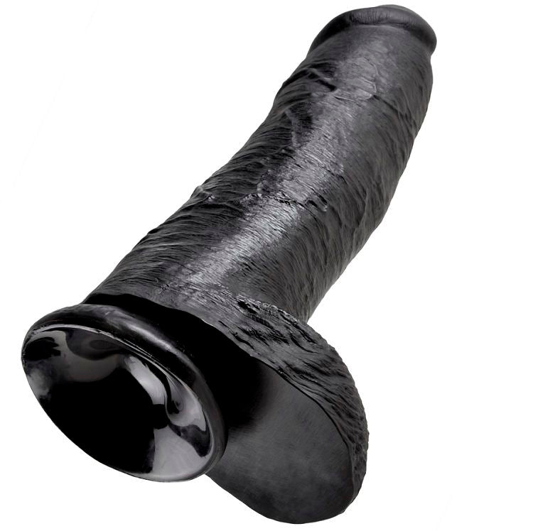 KING COCK 12 GODE NOIR AVEC BOULES 3048 CM
