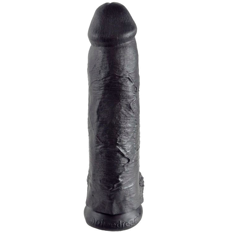 KING COCK 12 GODE NOIR AVEC BOULES 3048 CM