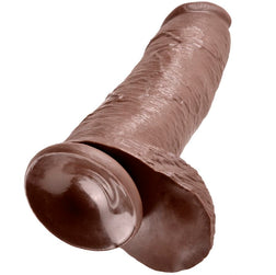 KING COCK 12 GODE MARRON AVEC BOULES 3048 CM