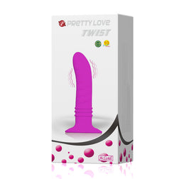 Plug anal vibrant torsadé 10 vitesses — Anal Twist II — vue 2