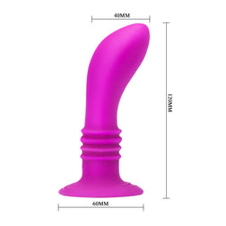 Plug 10 modes vibrants courbé prostate avec ventouse — Booty Passion — vue 9