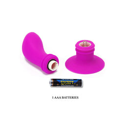 Plug 10 modes vibrants courbé prostate avec ventouse — Booty Passion — vue 11