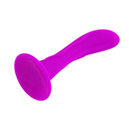 Plug prostate silicone courbé rose — 13,5 cm — vue 7