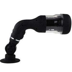 Masturbateur automatique rotatif 5 modes avec support ventouse — texture visible