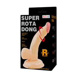 Gode réaliste super Rota Dong 15 cm ventouse - vue produit 9