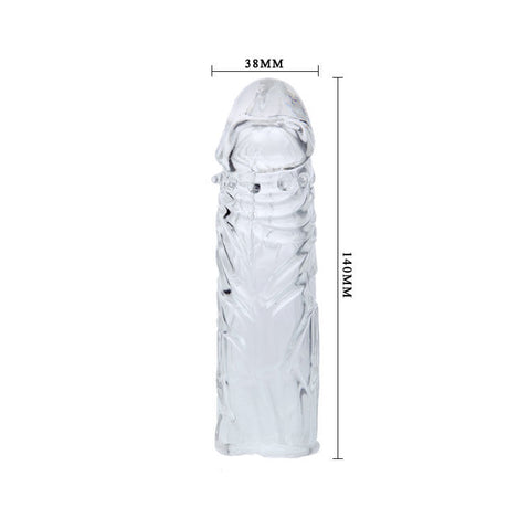 BAILE HOUSSE LILAS POUR LE PENIS EN SILICONE ADAPTABLE 13 CM