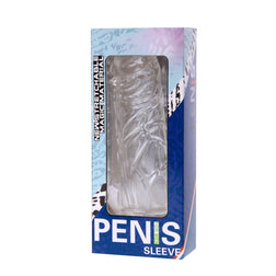 BAILE HOUSSE LILAS POUR LE PENIS EN SILICONE ADAPTABLE 13 CM