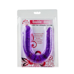 Double dong souple jelly 30,5 cm violet · Baile Anal · Godes XL & Géant
