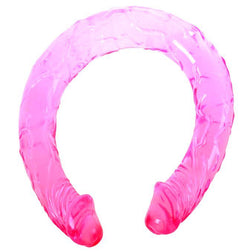 Double dong flexible 44,5 cm rose — texture visible