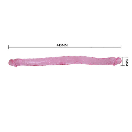 Double dong flexible 44,5 cm lilas — autre angle