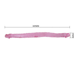 Double dong flexible 44,5 cm lilas — présentation