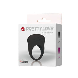 PRETTY LOVE BERTRAM ANNEAU VIBRATEUR NOIR