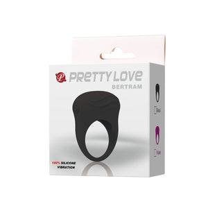 PRETTY LOVE BERTRAM ANNEAU VIBRATEUR NOIR