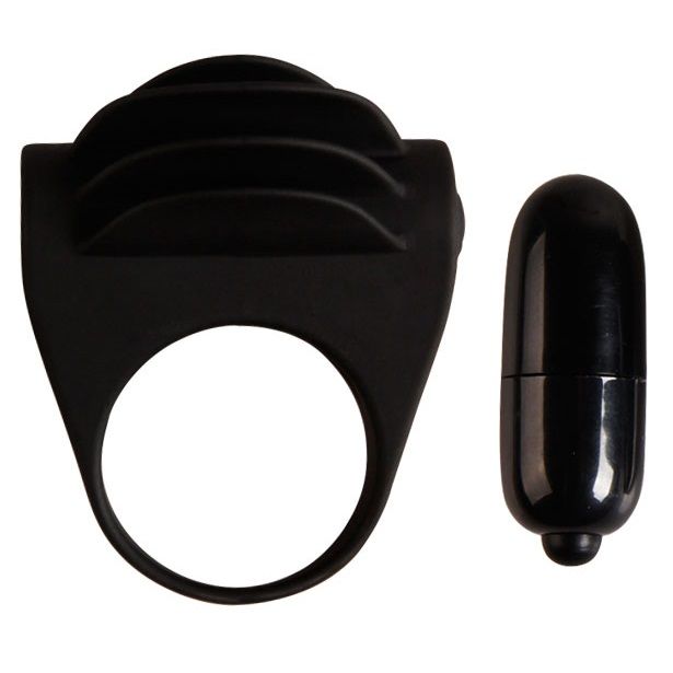 PRETTY LOVE ANNEAU VIBRATEUR NOIR CHESTER