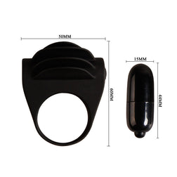 PRETTY LOVE ANNEAU VIBRATEUR NOIR CHESTER