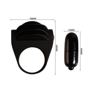 PRETTY LOVE ANNEAU VIBRATEUR NOIR CHESTER