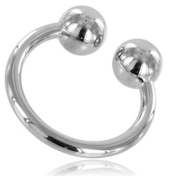 Anneau de gland ouvert à billes acier 32 mm — vue de face