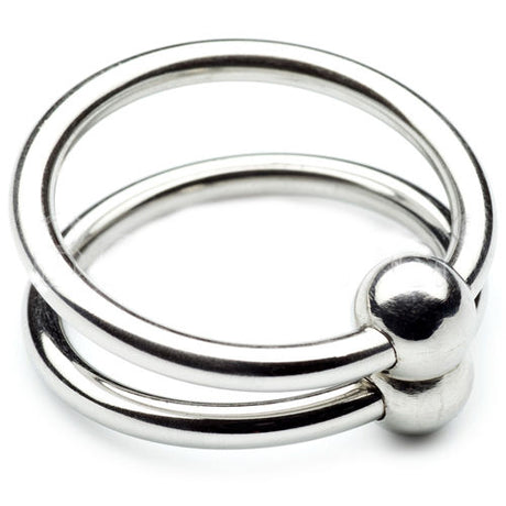 Double cockring de gland acier 28 mm — emballage