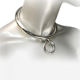 Collier de soumission acier poli avec anneau O-ring — clé Allen · Metal Hard · Colliers & laisses