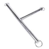 Barre de soumission en T acier inoxydable 3 points d'attache · Metal Hard · Menottes