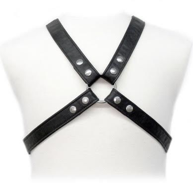 LEATHER BODY HARNAIS LASIC EN VETEMENT