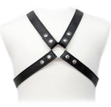 LEATHER BODY HARNAIS LASIC EN VETEMENT