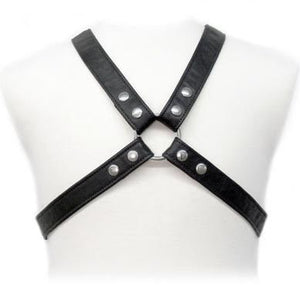 LEATHER BODY HARNAIS LASIC EN VETEMENT