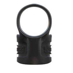 Cockring silicone double anneau ball stretcher — gros plan