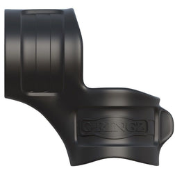 Cockring silicone double anneau ball stretcher — vue détaillée