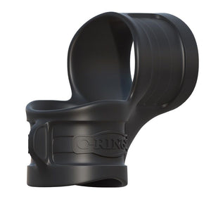 Cockring silicone double anneau ball stretcher — en situation