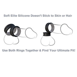 FANTASY C RINGZ BAGUES EN SILICONE MAX LARGE