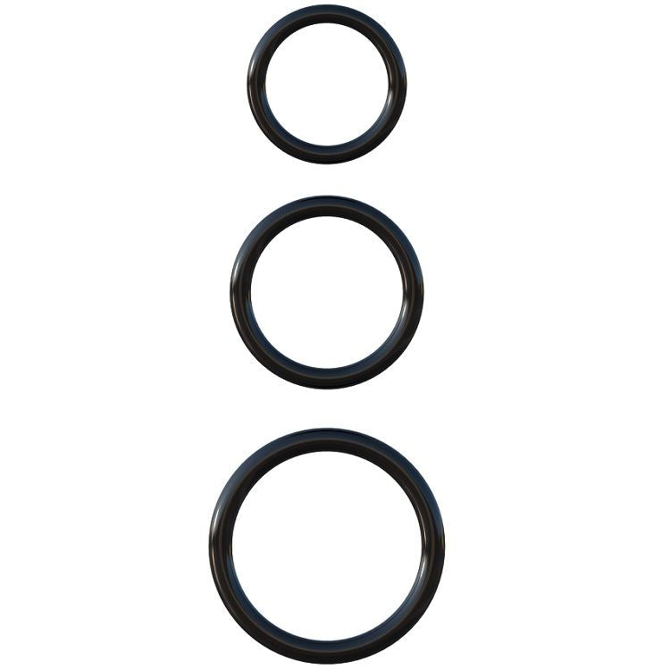 FANTASY C RINGZ SILICONE 3 ANNEAUX STAMINA SET