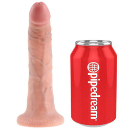 Kit de arnés + dildo realista de 17,8 cm — vista de perfil