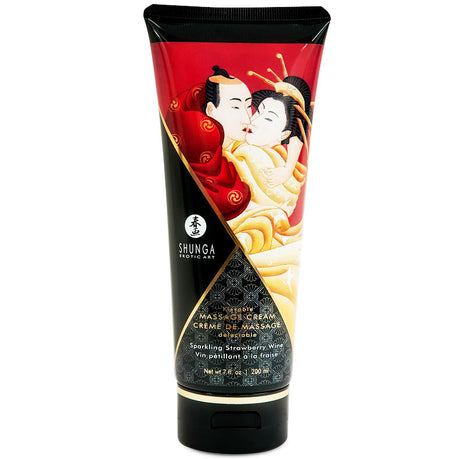 SHUNGA CREME DE MASSAGE FRAISE ET CAVA 200 ML
