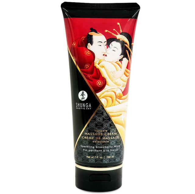 SHUNGA CREME DE MASSAGE FRAISE ET CAVA 200 ML