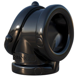 Cockring Modell Rock Hard Cock Pipe aus schwarzem TPE für den intimen Genuss.