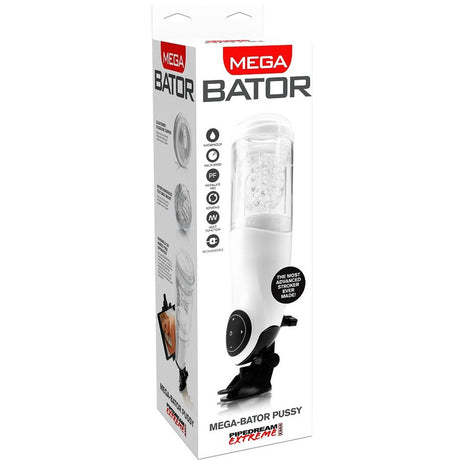 Masturbateur automatique rotation + 15 modes vibration vagin — vue de profil