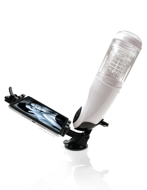 Masturbateur automatique rotation + 15 modes vibration vagin — gros plan