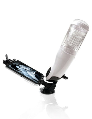 Masturbateur automatique rotation + 15 modes vibration vagin — gros plan