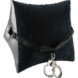 Menottes Fetish Fantasy Coussin de position cale-hanches avec — Position Master en PVC vu de face