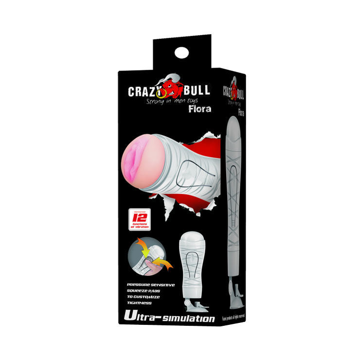 CRAZY BULL MASTURBATEUR VAGIN RECHARGEABLE FLORA