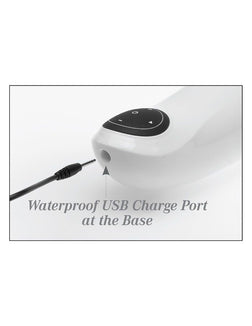 Masturbateur bouche rotatif 15 modes vibrations rechargeable USB - vue d'ensemble