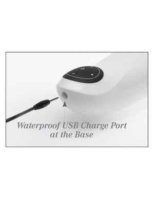 Masturbateur bouche rotatif 15 modes vibrations rechargeable USB — vue d'ensemble