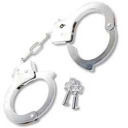Menottes en métal argenté — Official Cuffs