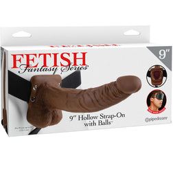 FETISH FANTASY SERIES SANGLE CREUSE 9 AVEC BOULES 229CM MARRON
