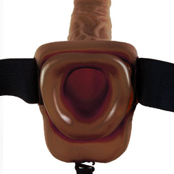 FETISH FANTASY SERIES SANGLE CREUSE 9 AVEC BOULES 229CM MARRON